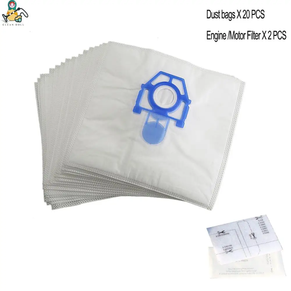 ZLM-DB-22PK 16-Pack мешка для пыли-1 шт. HEPA фильтр для ZELMER пылесос ODYSSEY Кобра clarris 49,4000 ZVC100B ZMB02K ZVCA050H аксессуары - Цвет: ZLM-DB-22PK