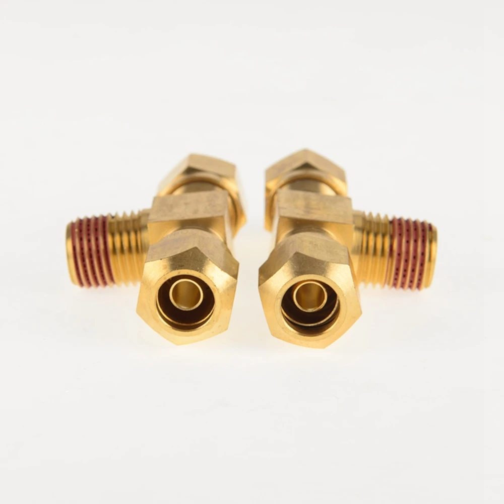 2шт трубка O.D 1/4 &quot3/8&quot 1/2 &quotс мужским NPT точечный воздушный тормоз нейлоновый