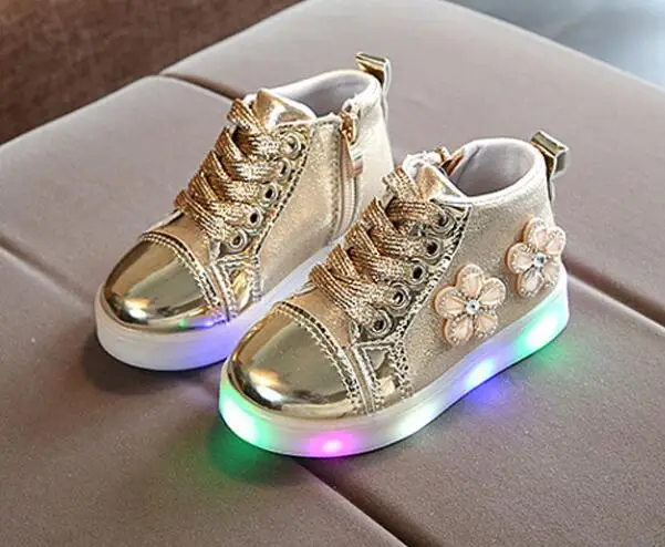 AI LIANG glowing sneakers Shoes for girls children led shoes with luminous sole children's tennis kids | Детская одежда и