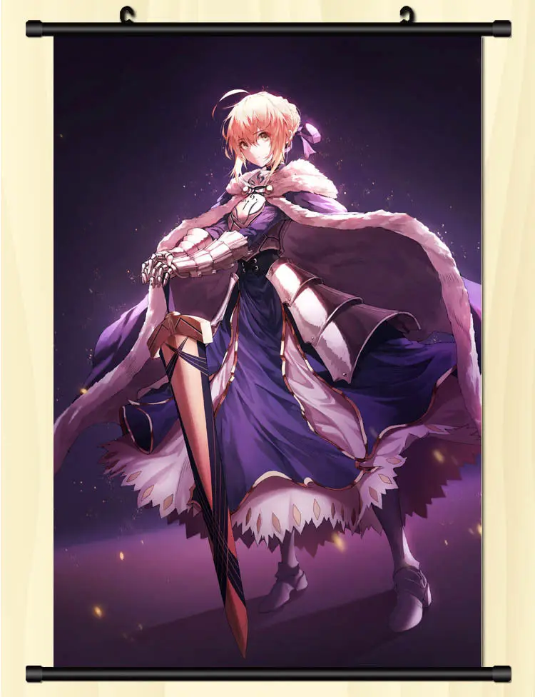 Style 12 Плакат Fate Grand Order FGO Scathach Joan настенный свиток печатная Живопись Домашний Декор японский мультфильм украшения Плакат 60*90 см - Цвет: Style 12