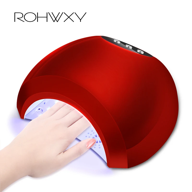 Rohwxy 48 Вт УФ лампы гель светодио дный ногтей высокой Мощность для Все Гель лак