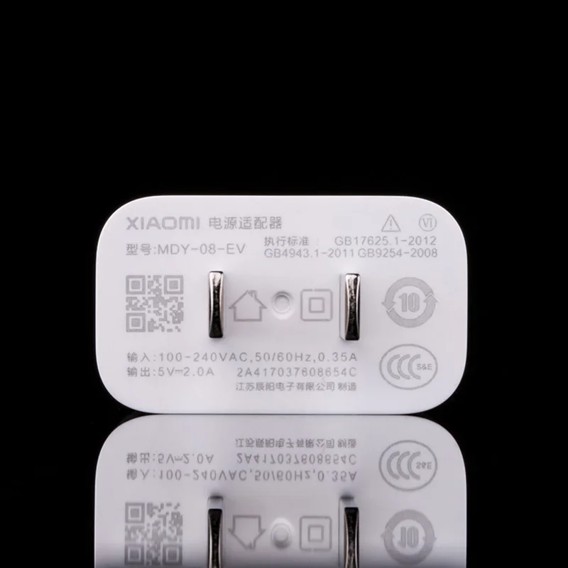 Оригинальное быстрое зарядное устройство XIAOMI Redmi Note 6 Pro 5 В 2 А адаптер Micro USB кабель