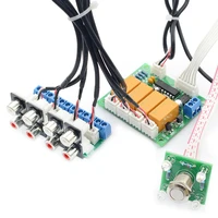 kyyslb ac620v amplifier four channel audio source input switching board amplifier chassis audio signal switching board