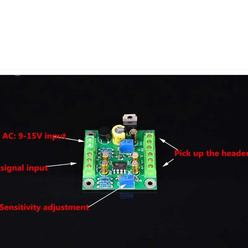 sandy VU Meter Driver Board upgrade for TA7318P Power Amplifier preamp AMP DB Audio Level | Home Theater Amplifiers