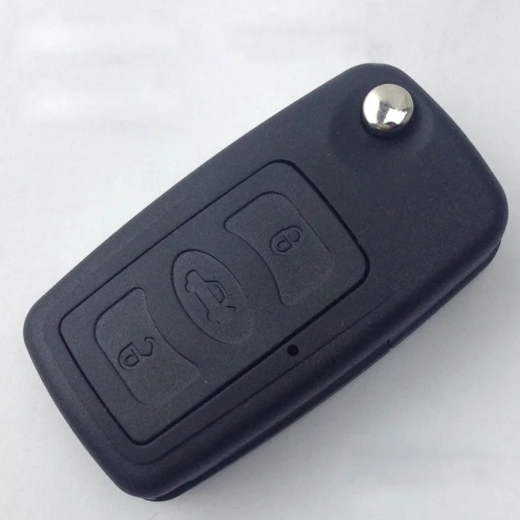 3 Buttons Replacement Flip Folding Remote Key Case Shell For Great Wall Voleex C30 C20 C20R Ling Ao Keyless Entry Fob Key Cover