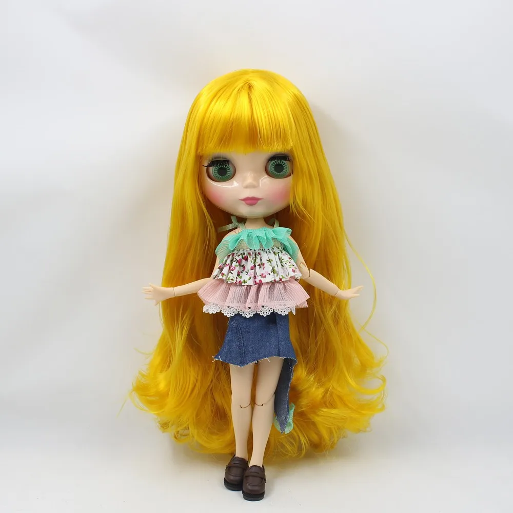 Кукла Blyth ICY DBS для шарнирного тела серии № 280bl3038 желтые волосы телесная кожа 1/6 BJD