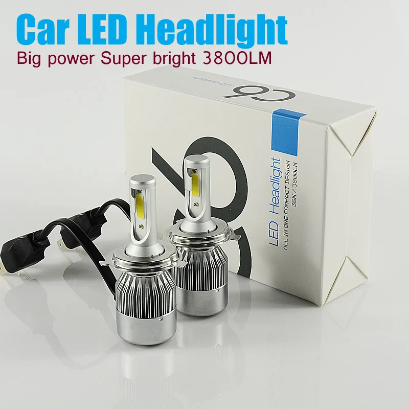 Автомобильные светодиодные фары большой мощности Авто ближнего света дальнего