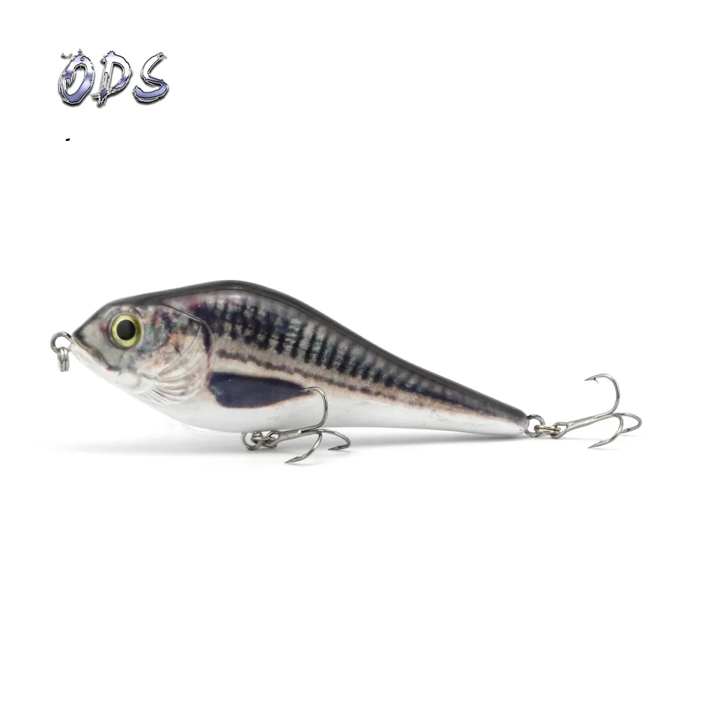 ODS новая приманка 155 мм 70 г Muskie Щука Приманка Качество рывка приманка медленное погружение искусственный Жесткий Джеркбейт рыболовные приманки Приманка из АБС-пластика - Цвет: 449