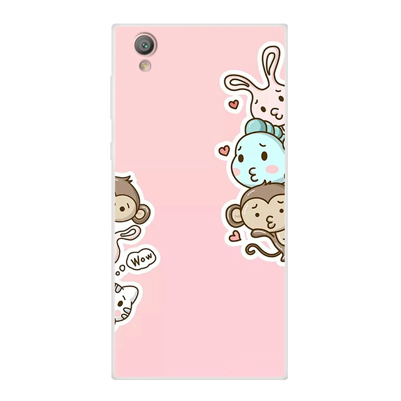 Чехол Coque для Sony Xperia L1 чехол G3311 G3312 G3313 силиконовый мягкий накладка L 1 с мультяшным
