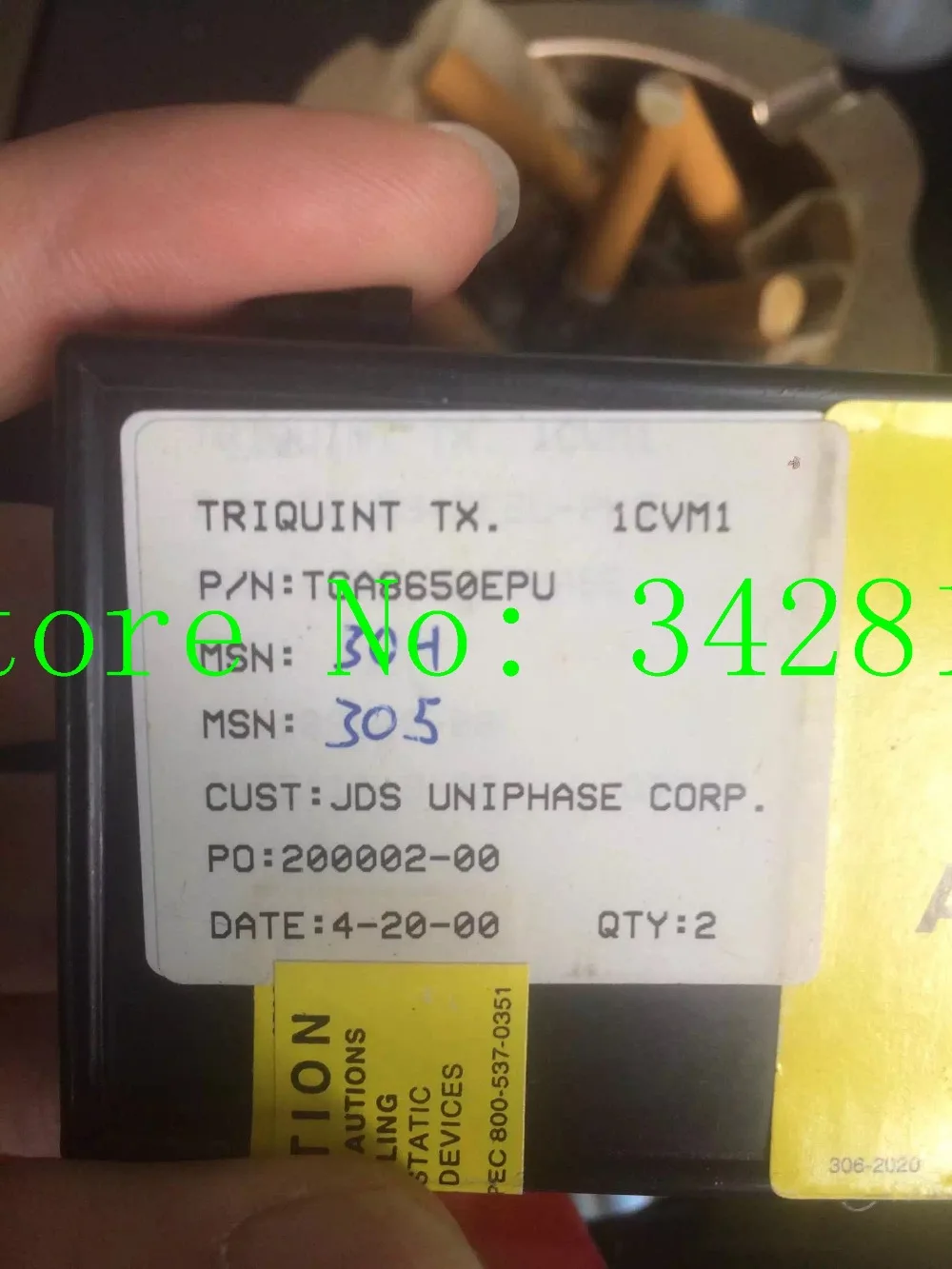 TGA8650EPU TriQuint TGA8650-EPU 10Gbs Оптический Модулятор Драйвер | Электронные компоненты и