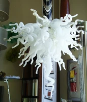 modern white chandelier murano glass for hotel lobby
