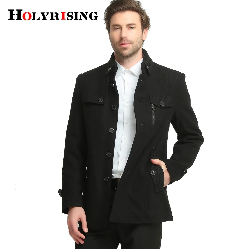 HOLYRISING, мужское шерстяное пальто, модное, мужское, пальто, развивающее свою мораль, зимняя куртка, распродажа, ветровка, куртка, пальто#130005