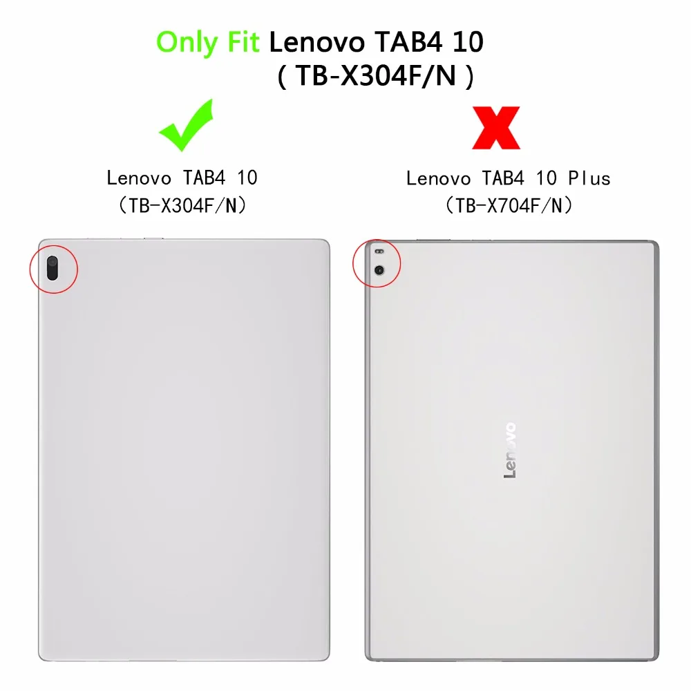 Чехол для планшета Lenovo Tab 4 10 кожаный чехол книжка с откидной крышкой TAB TB X304F