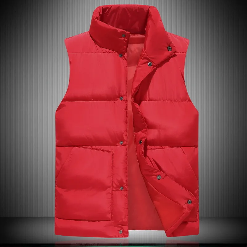 

Men's Cotton Vest Men Sleeveless Jacket Outdoor Warm Waistcoats Ski Trekking Hiking Vests
