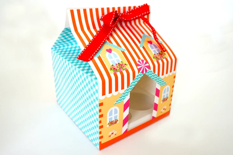 Подставка для торта с открытым окном и лентой (4 отверстия) | Дом сад