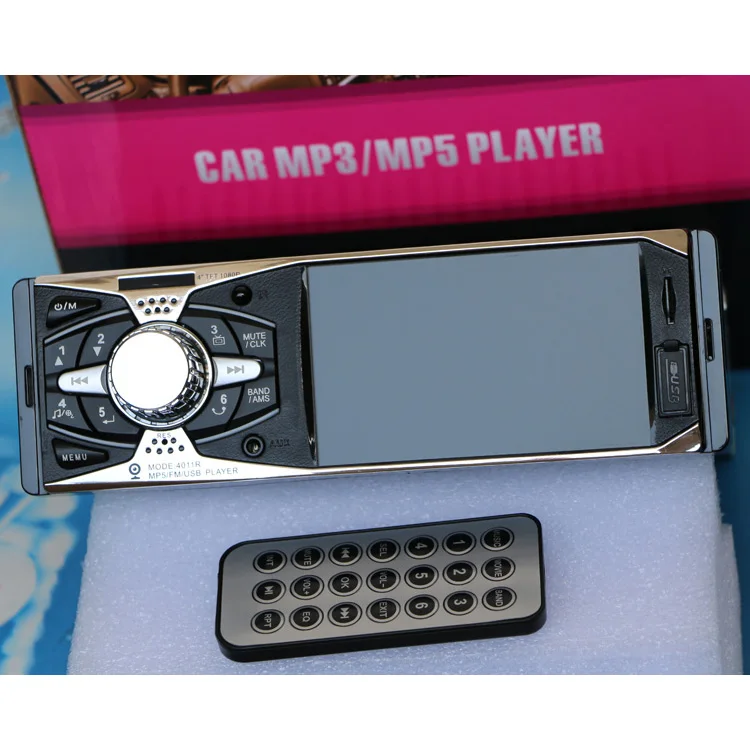 Автомагнитола 12 В 1080P стерео FM зарядное устройство MP3 MP4 MP5 аудио видео USB AUX 1 DIN|radio