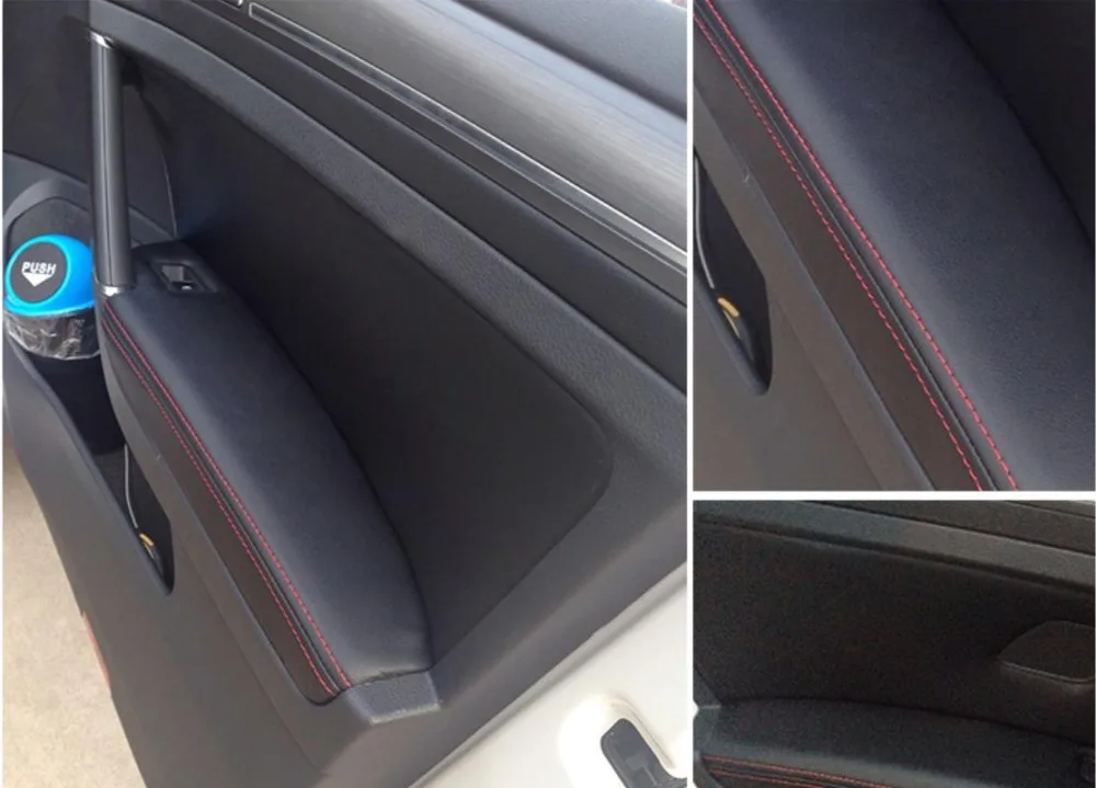 Для Volkswagen Golf 7 2014 2015 2016 2017 2018 Защитная панель из микрофибры для подлокотника