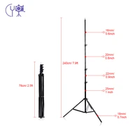 2 4m6 6ft light stand tripod 14 screw for studio photo video lighting softbox flashgun lamps umbrella background