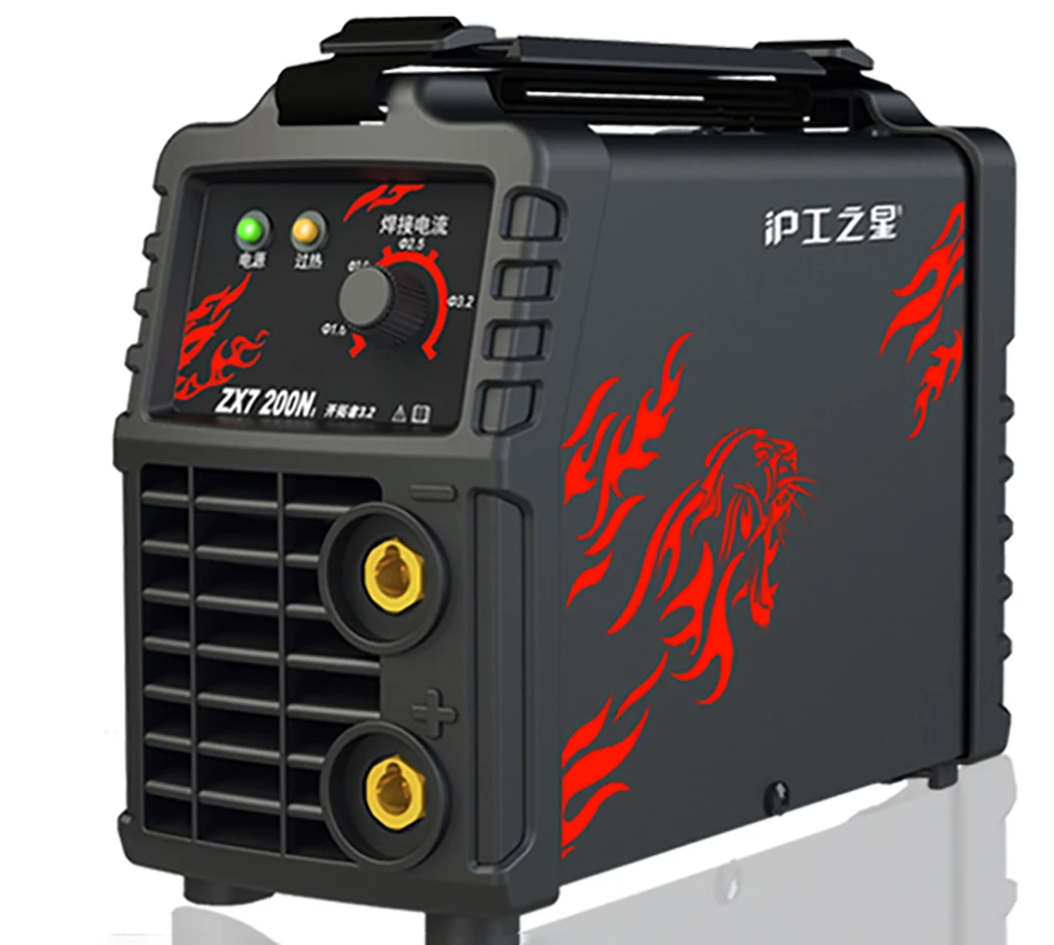 

Инвертор DC дуговой сварки 220V IGBT MMA Портативный мини дуговой сварки HG ZX7-200NII электрические сварочные аппараты регулируемый ток 20-130A