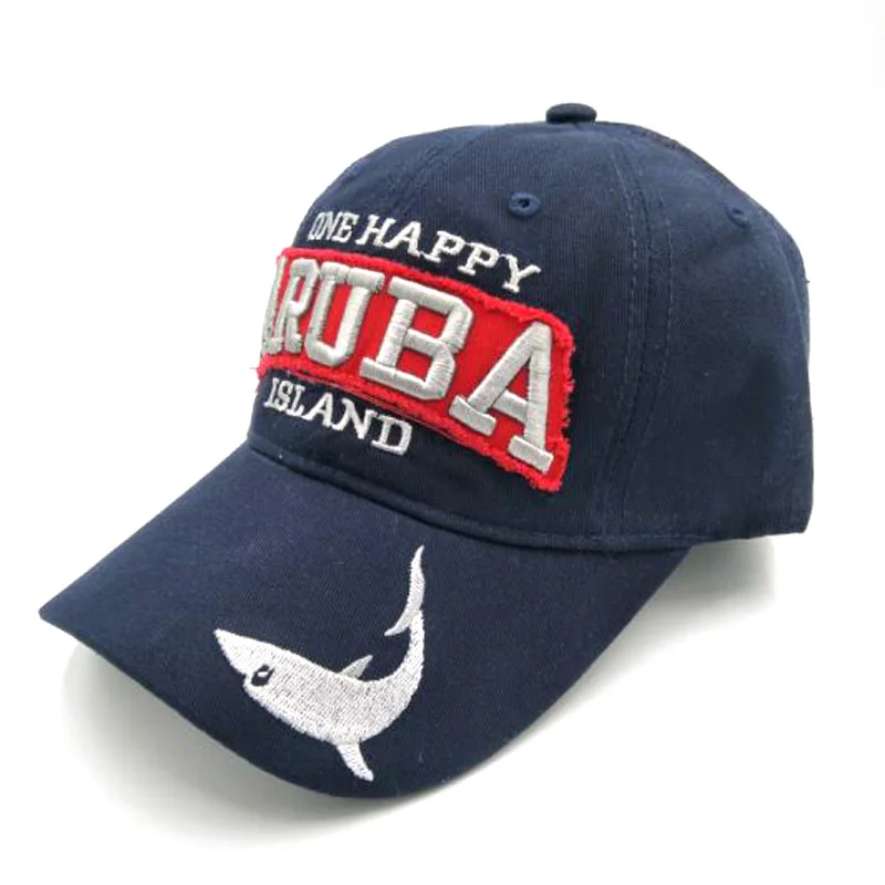 Тёмно-синий XEONGKVI европейские вышитые буквы Акула бейсболки бренд Snapback весна лето хлопок шапки для мужчин и женщин Casquette - Цвет: Тёмно-синий