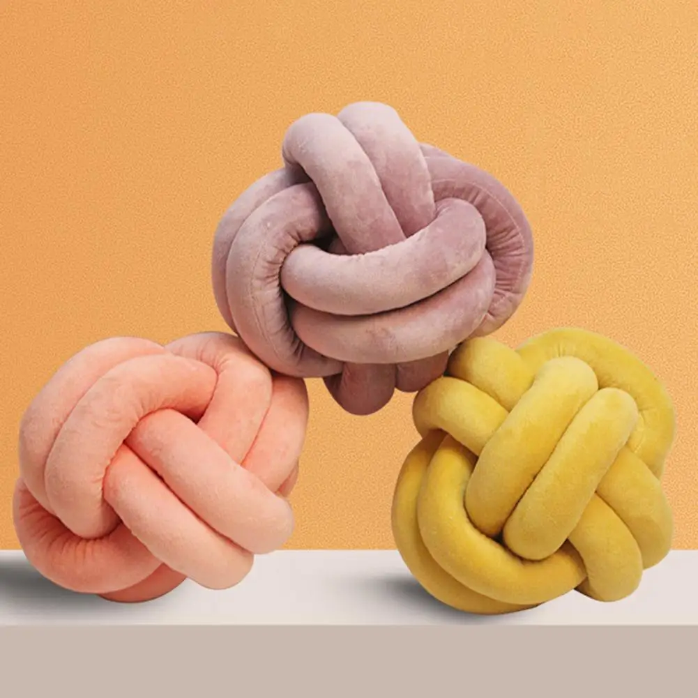 

Knot Ball Pillow Sofa Car Cushion Decoration Plush Toy Baby Photography Props Home Decor Pillows Cushion