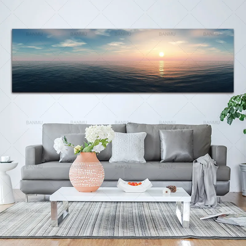 Картина на стену холст картина landcape Художественная печать и постеры см sunreise