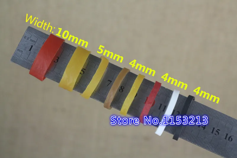 0.5kg/360pcs 80mm*10mm Elastic Hair Rubber Band Natural Ring daimeter 25mm Bovine tendons Sealing Belay use for Vegetable | Канцтовары