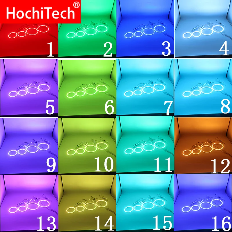 Беспроводной разноцветный светодиодный дневной светильник с Wi Fi и ангельским