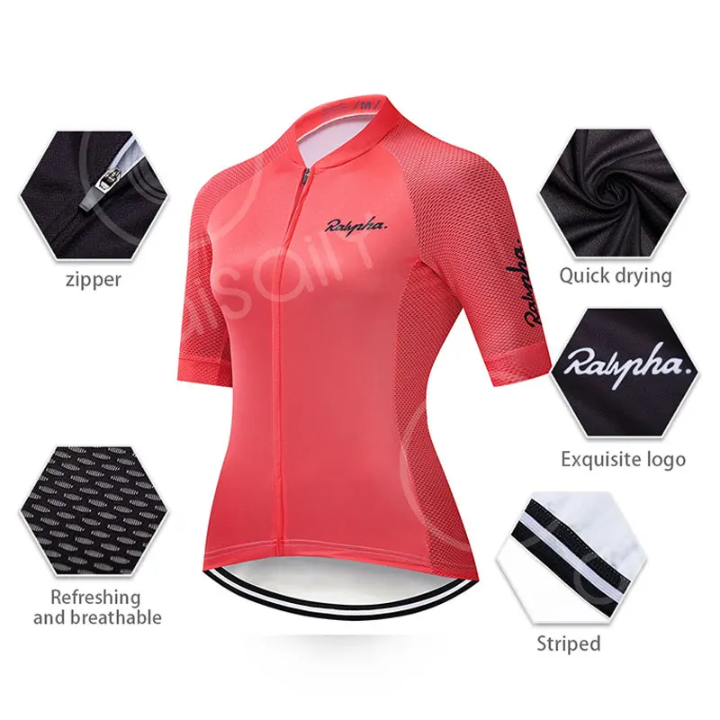 ALEING NEW Cycling Jersey Sets Short Sleeve Women's Clothing Kit Breathable Bicycle Clothes Wear roupa ciclismo feminina | Спорт и