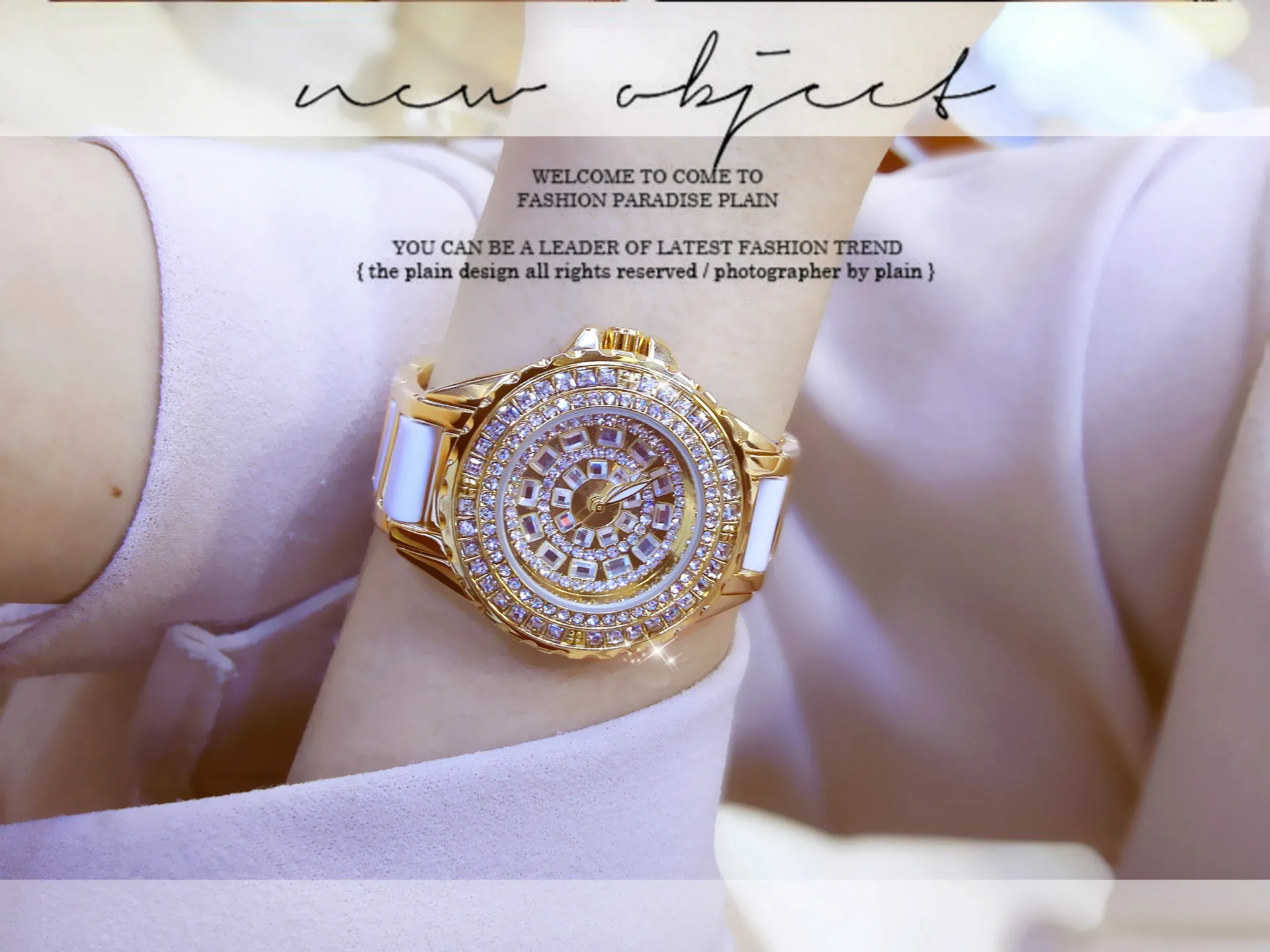 Reloj mujer, кварцевые часы, Роскошные, розовое золото, женские наручные часы, керамическое платье, женские часы, женские часы-браслет, Relogio Feminino