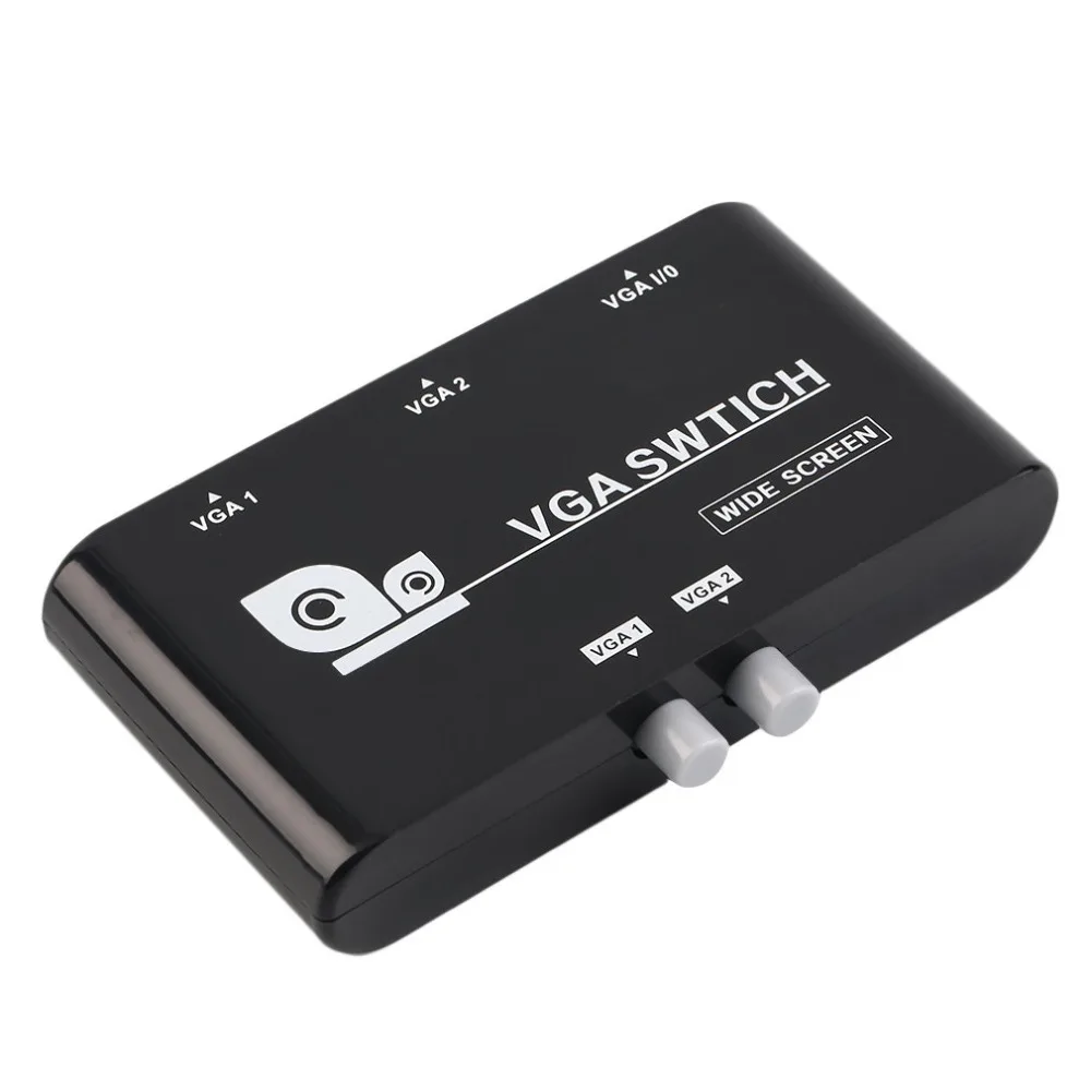 Высококачественный коммутатор Kebidumei 2 в 1 VGA/SVGA ручной переключатель для обмена