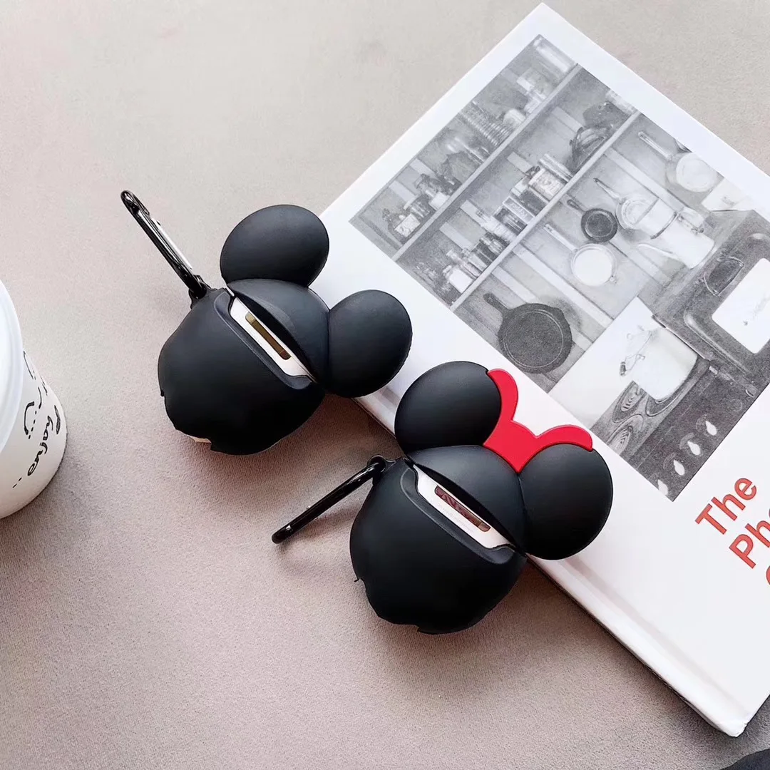 Чехол для наушников для Airpods, силиконовый чехол, Мультяшные милые чехлы для наушников для Air Pods, чехол s для Apple, Earpods, наушники, аксессуары 2