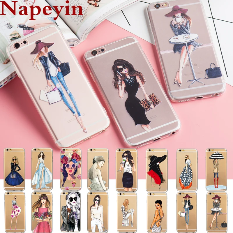 Новые пикантные путешествия красивая девушка напиток чехол для телефона Apple iPhone 7
