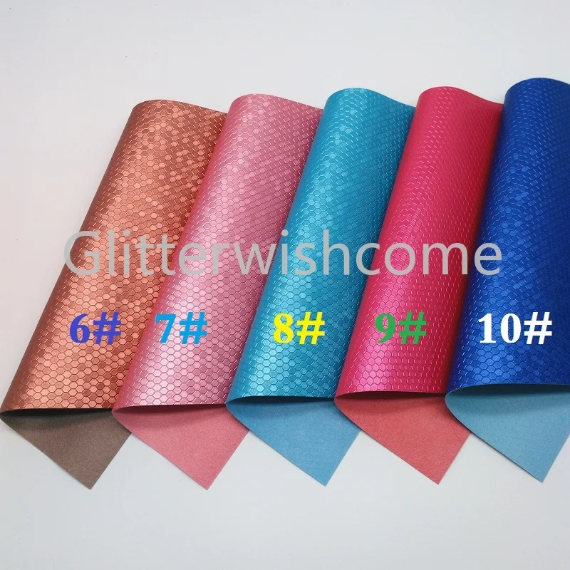 Glitterwishcome 21X29 см A4 размер винил для бантов соты перламутровая кожа Fabirc искусственная кожа листы для бантов, GM342A