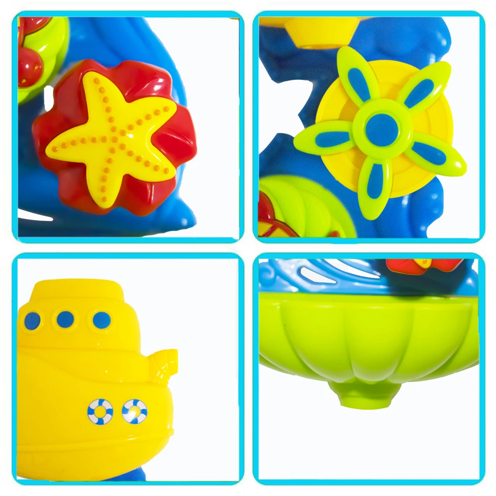 WISHTIME Baby водопад игрушка для ванной водяная станция два присоски ванна забавная