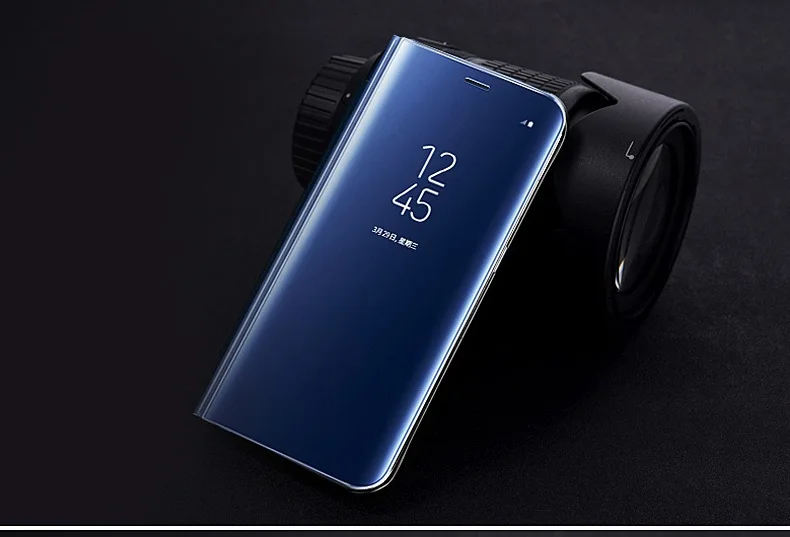Смарт-зеркало Посмотреть чехол для huawei mate 8 clear View mate8 смартфон | Мобильные
