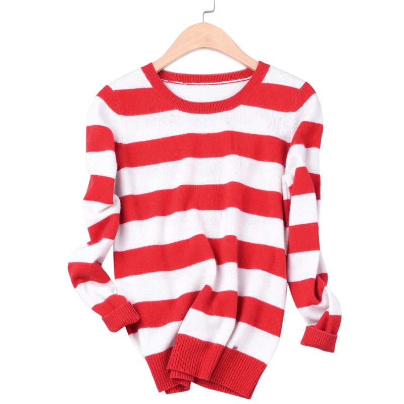 Женский кашемировый пуловер с круглым вырезом разные цвета | Женская одежда