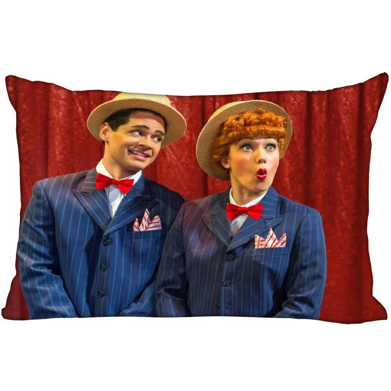 Custom I Love Lucy Новое поступление наволочка 45x35 см(с одной стороны) прямоугольная молния печать бросок свадебные декоративные наволочки