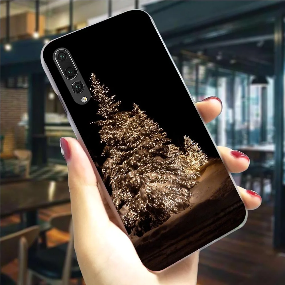 Чехол для телефона huawei P30 пейзаж зимний светильник Снежный чехол P9 Lite Mini P10 20 30 Lite Pro P Smart mate 10 20 Lite Pro - Цвет: K1031011