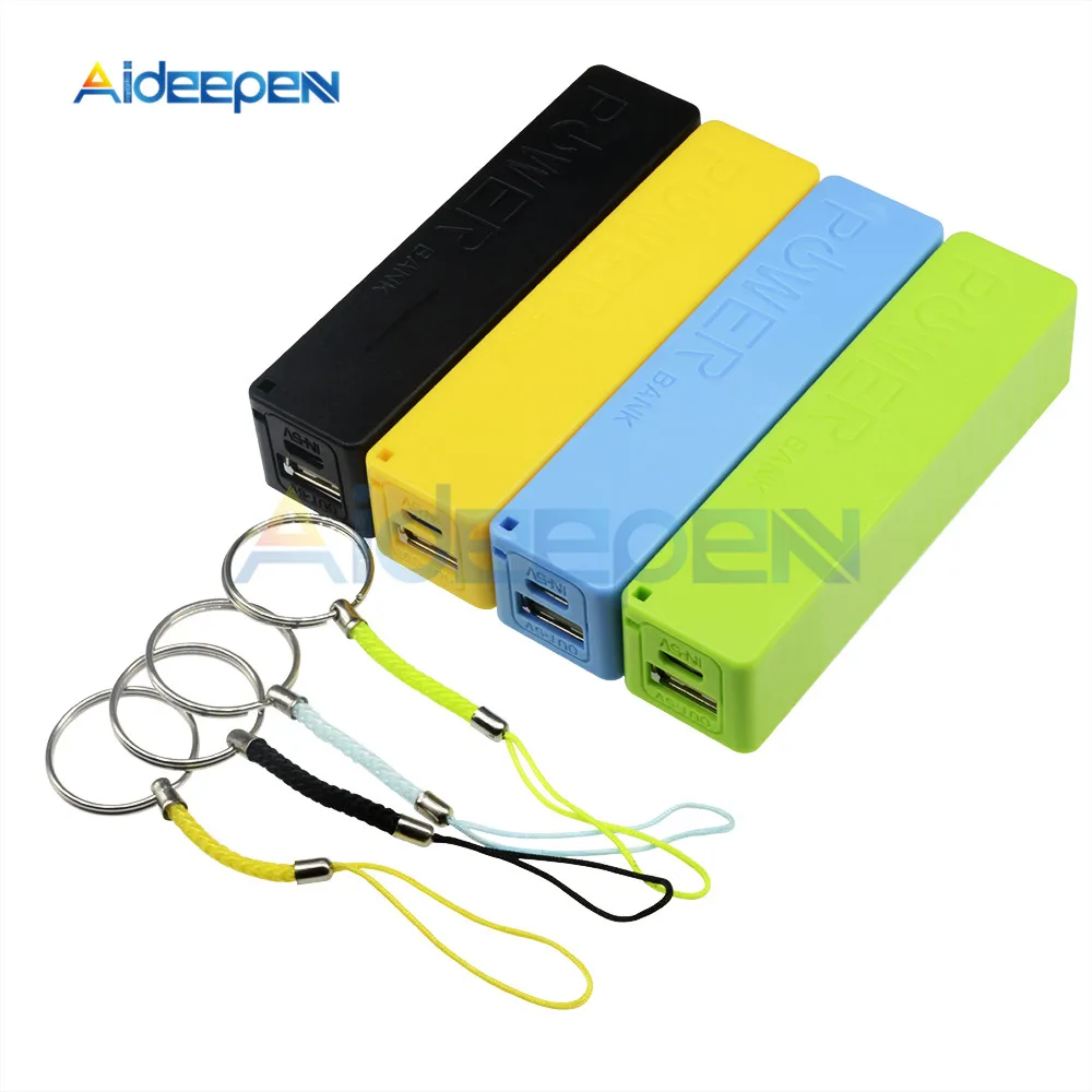 

USB Power Bank Case Kit 18650 Battery Charger DIY Electronic Storage Boxes 1800mAh 2200mAh 2600mAh 2800mAh 3400mAh Battery