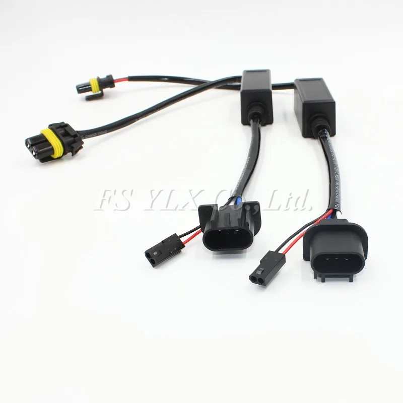 FSYLX 2 шт. H13 HID Реле Жгут HI/LO bi Xenon H13 проводка провода 12 В Авто провода адаптер Разъем для h13 bi-xenon hid комплект