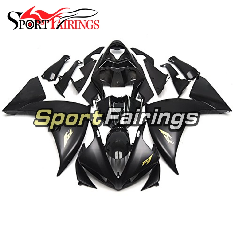 Motorcycle Carenes for Yamaha YZF1000 R1 2009 2010 2011 09 10 11 ABS Plastic Injection Matte Black Motorbike Body Kits Fairings |