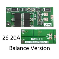 balance version 2s 20a 7 4v 8 4v 18650 bm lithium battery protection boardbms board