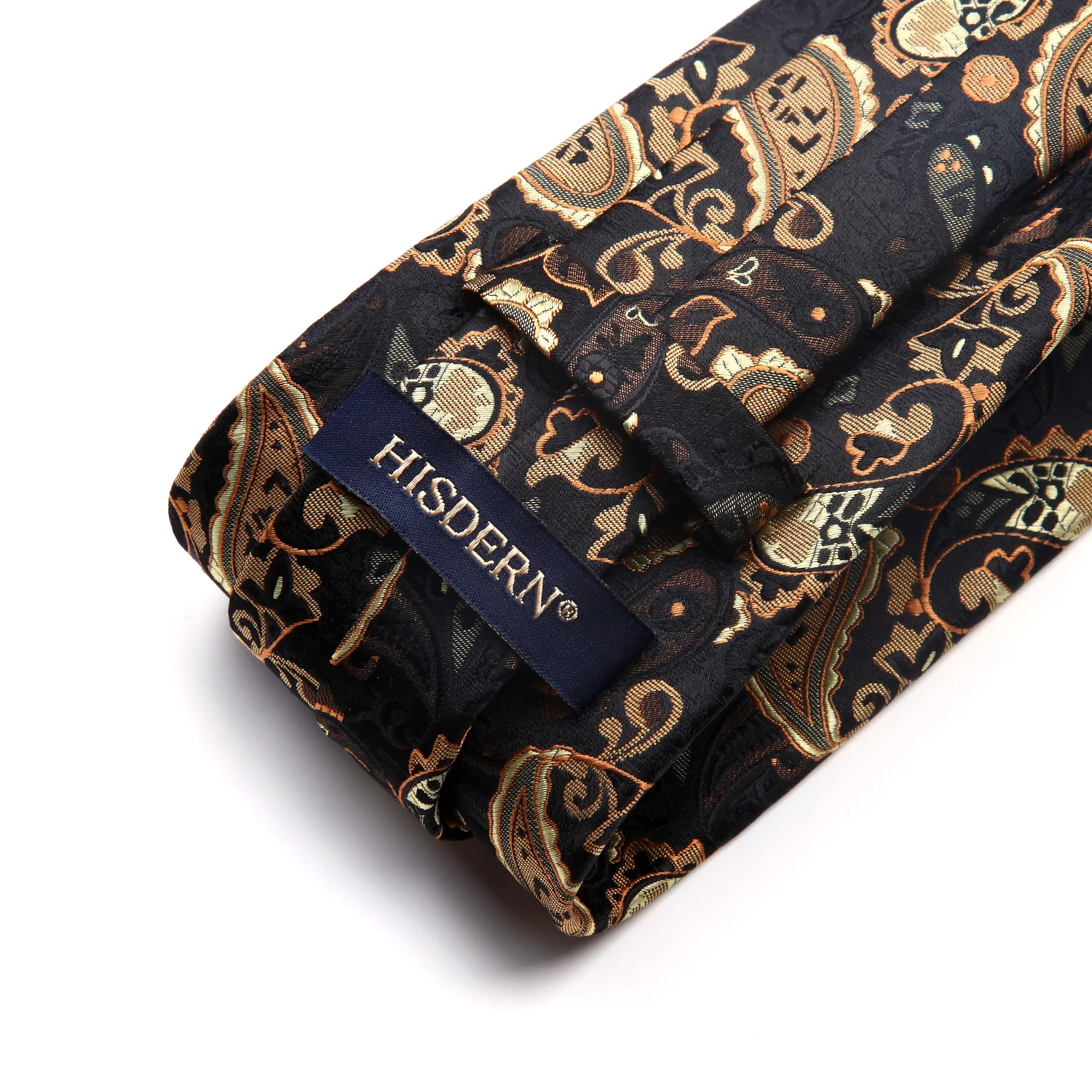 Набор платков и галстуков для мужчин TP711Z8S коричневый 3 4 дюйма|brown paisley|handkerchief setmens