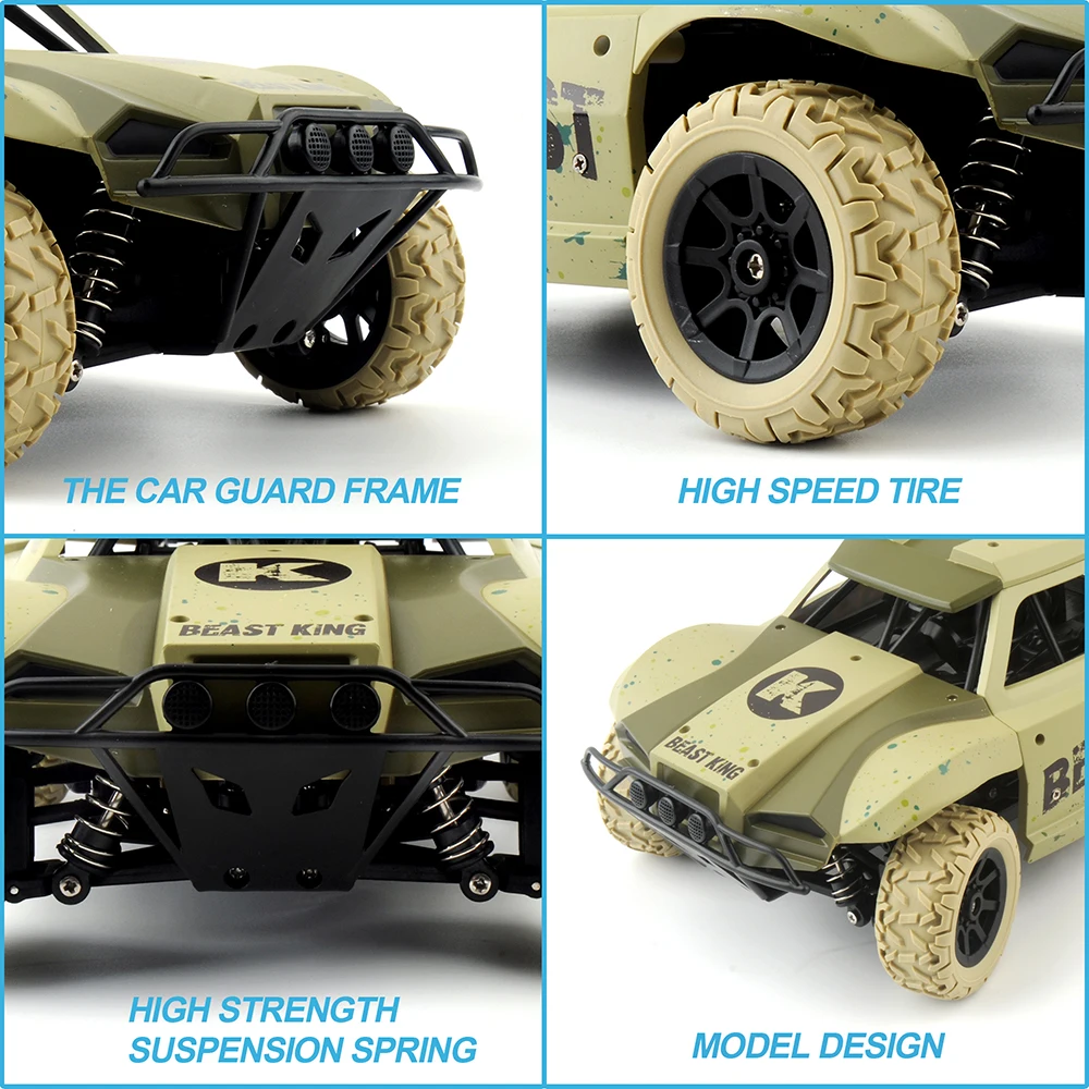 Радиоуправляемая машина 1/18 2,4G 4CH 4WD Rock Crawlers для вождения автомобиля Bigfoot автомобиль с дистанционным управлением модель автомобиля внедорожник Игрушки для мальчиков Рождественский подарок