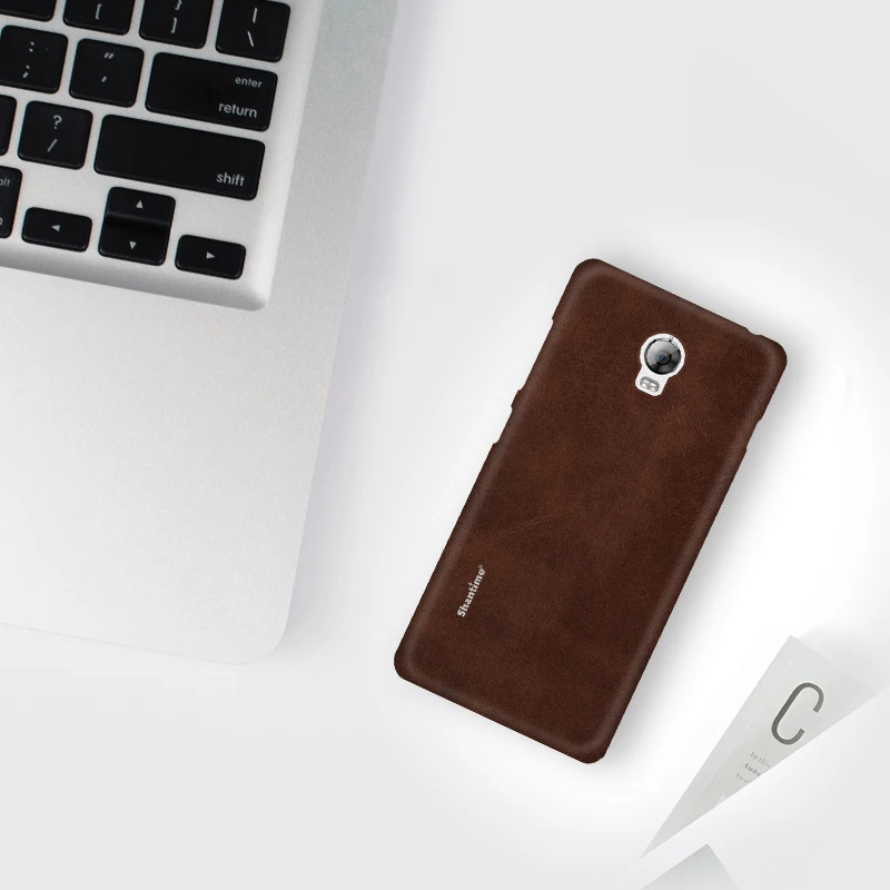 Brown Чехол Роскошный винтажный из искусственной кожи чехол для lenovo Zuk Z1 чехол для телефона для lenovo Vibe P1 чехол в деловом стиле - Цвет: Brown
