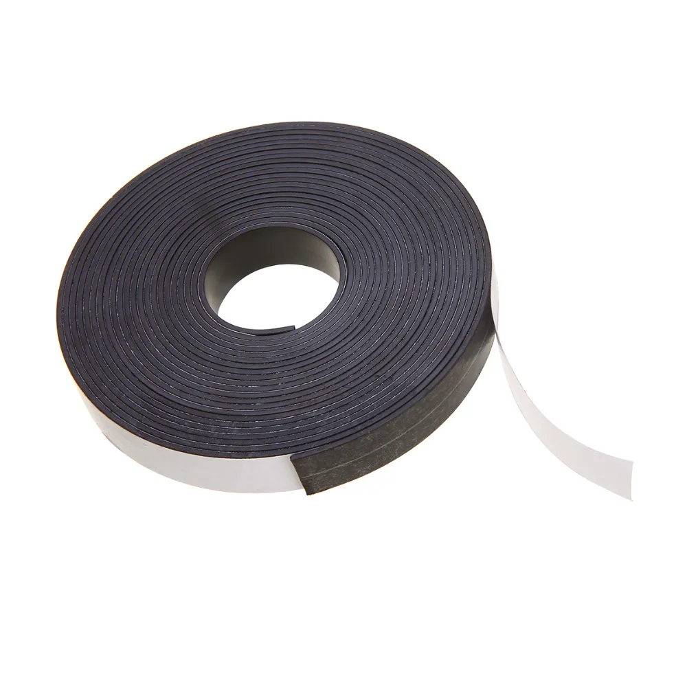 Новинка 5 м резиновая магнитная лента самоклеящаяся Гибкая DIY для домашних и