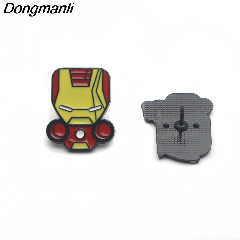 P3856 Dongmanli Fashion Cartoon Cute Metal Enamel Brooches and Pins Collection Lapel Pin Backpack Badge Collar Jewelry