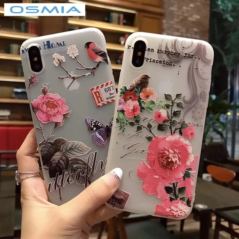 Osmia помощи ТПУ чехол для iPhone 7 8 7/8 Plus ультра тонкий скраб силиконовые Телефонные