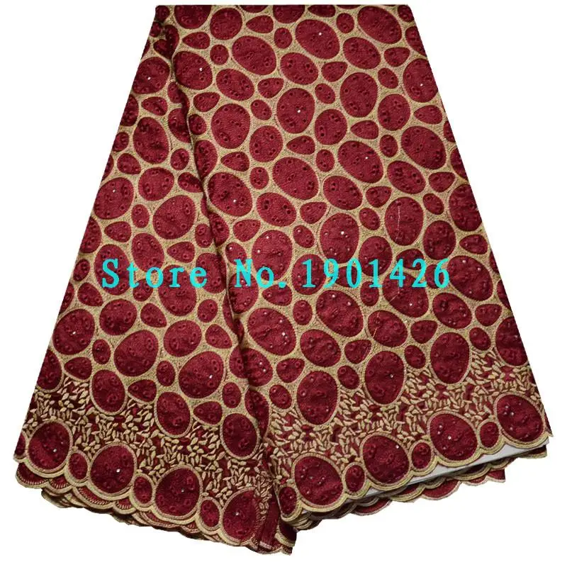 2017 кружевная ткань вышитая Высококачественная швейцарская вуаль с вырезами